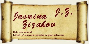 Jasmina Žižakov vizit kartica